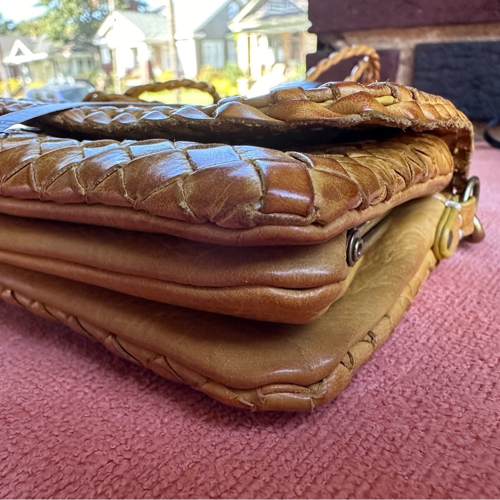 Frye mini leather crossbody with multiple braided straps - Picture 10 of 11
